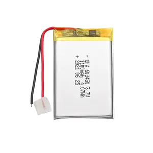Batería li-po recargable para localizador UFX 603450, 1100mAh, 3,7 V, proveedor de celdas de litio, venta al por mayor