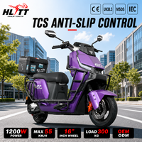 1200W 55km/h Electric Motorcycle 48V 60V 72V Climbing Riding Delivery Work OEM ODM Wholesale Factory