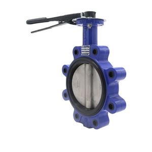 Vanne papillon manuelle à turbine, bride en PTFE, caoutchouc, PVC, acier inoxydable, joint rigide, DN25-1200, <span class=keywords><strong>disque</strong></span> en acier inoxydable 304, vanne papillon - Product Image 4