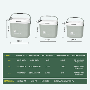 High Capacity Movable Insulated <b>Coolers</b> New Style Waterproof Easy Carry for <b>Drinks</b> Food Logo Promotion Portable Use with Cans - Product Image 5