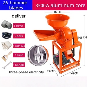 Machine à broyer les aliments à haute capacité, broyeur <span class=keywords><strong>de</strong></span> céréales et moulin à marteaux pour la transformation des aliments pour animaux - Product Image 2
