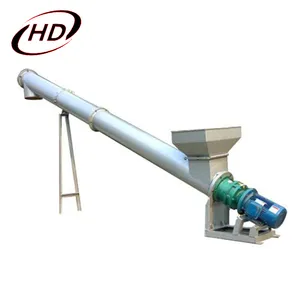 LS/GX series automatic auger screw conveyor machine for calcium carbonate/Animal feed/sawdust pellet