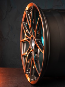 Cerchi in Lega Forgiati Satin <span class=keywords><strong>Sandy</strong></span> Sfalsati 20x9.5 21x12 per Porsche 911 Turbo 50 Years Edition Centerlock Personalizzati per Auto da Drift - Product Image 5