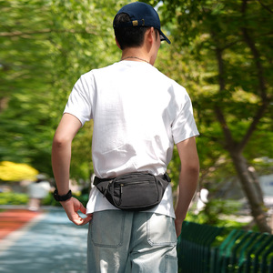 New Trendy <b>Waterproof</b> Polyester Sports Outdoor Mobile Phone Waist Bag Trending Fashion Running Belt Fanny Pack Man - Product Image 5