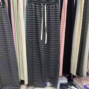 Pantaloni a vita alta a righe a gamba larga in cotone a <span class=keywords><strong>costine</strong></span>, stile cinese, alla moda, nuovi, di tendenza, che valorizzano l'altezza e snelliscono, bestseller primaverile - Product Image 3