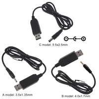 QC3.0 USB vers 3.5/4.4/5.5mm 12V 1.5A convertisseur élévateur câble d'alimentation pour routeur WiFi haut-parleur caméra lampe à LED ventilateur