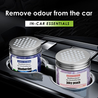Désodorisant automobile transfrontalier en anglais, parfum pêche, élimine efficacement les odeurs, élimine le formaldéhyde, procure
