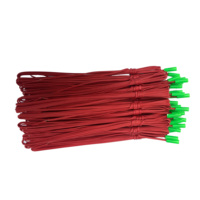 Allumage électrique haute puissance 30 cm, fil rouge en plastique/cuivre, effet de flamme, télécommande, certifié CE, feux d'artifice, scène, mariage, fête