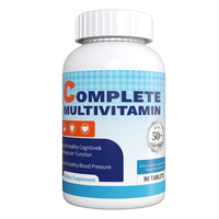 Tablet Multivitamin Wanita  Dukungan Kesehatan & Kecantikan Harian, Rasa Campuran Buah Berry Alami, 90 Tablet, Vegan Non-GMO