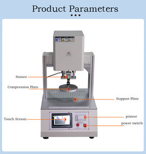 Automatische Schwammschaum-Kompression härte prüfmaschine ISO ASTM D3574 IFD Indentation Fatigue Rebound Tester - Product Image 5