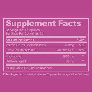 OEM Best-Selling High Quality Inositol Capsules for Women Premium Supplement Folate <strong>Vitamin</strong> <strong>D</strong> for Hormone Balance for Children - Product Image 3