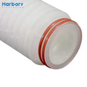 PTFE dòng chảy cao Xếp Li Lọc Cartridge công nghiệp 0.1 0.22 micron lọc chất lỏng Cartridge của Polypropylene - Product Image 5