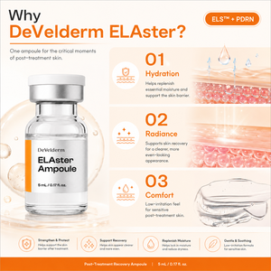 Ampoule réparatrice de la série Dewderm Beauty Salon, fabriquée en Corée, soin apaisant post-traitement, hydratant pour la peau du visage, nourrissant la barrière cutanée - Product Image 6