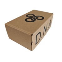 Vente chaude Boîte d'emballage en carton ondulé recyclable avec logo personnalisé de Dongguan, papier kraft de luxe, laminage mat, gaufrage, bande de déchirure, fermeture éclair