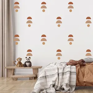 10 sheets / pack Shape Wall decals Peel and sticker self adhesive colorful shape wall sticker for home decor