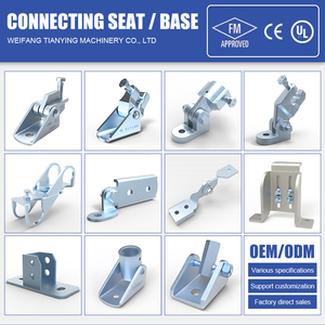 Đầu nối giằng địa chấn có thể điều chỉnh và giá treo ống cho các hệ thống nẹp lắc lư - Product Image 4