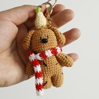 Crochet fait main pour les tortues adolescentes ensemble de porte-clés en peluche accessoires de personnage de dessin animé mignon pour clés de sacs
