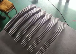 เฟืองครึ่งวงแหวนแบบหมุนขนาดใหญ่ชิ้นส่วนเตาเผาแบบสั่งทำ - Product Image 6