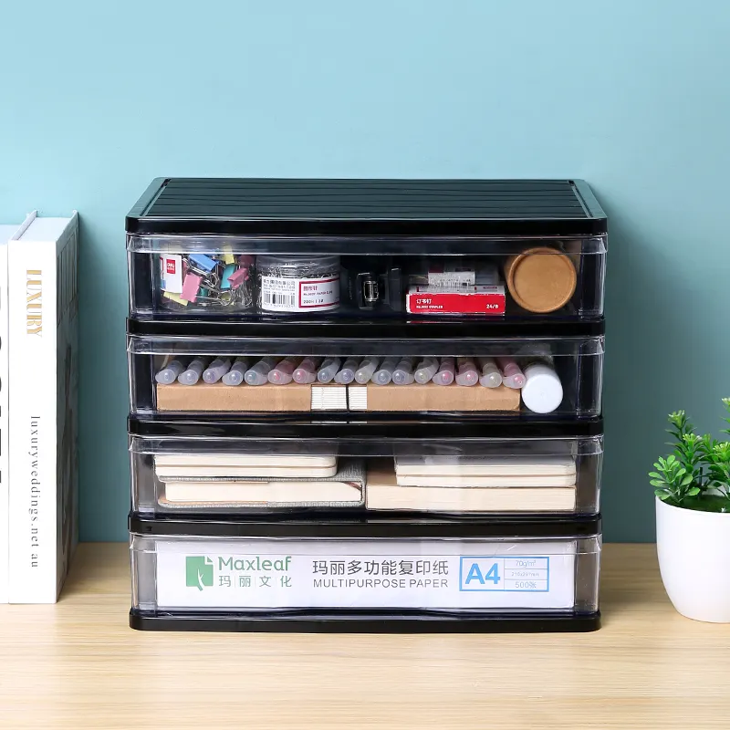 Desktop-Aufbewahrungsbox-Schublade Organisierungsbox-Schreibtisch mit großer Kapazität