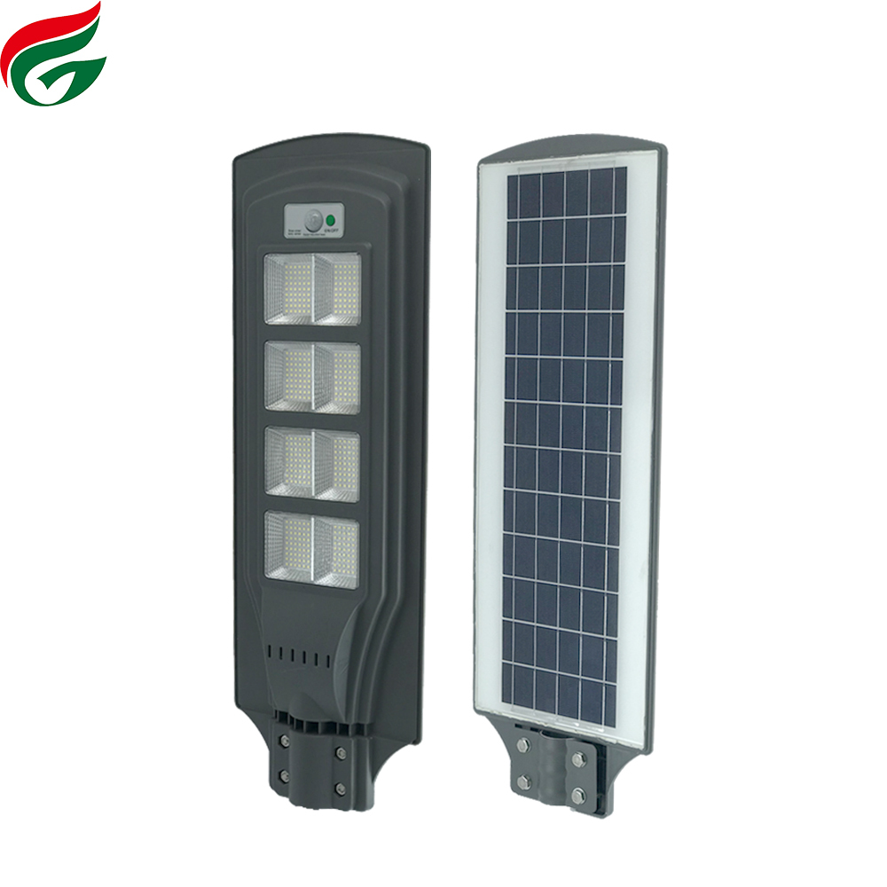 Impermeable al aire libre IP65 lámpara de energía solar todo en uno integrada LED Luz de calle Solar