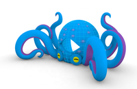 Poulpe gonflable personnalisé, modèle de cabine pour DJ, décoration, personnalisé