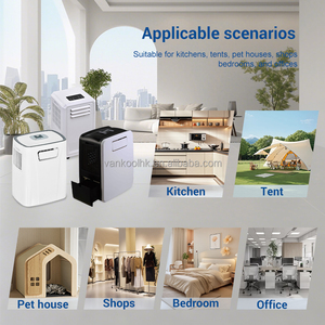 Climatisation mobile sans tuyau 4 en 1 CE, petite climatisation domestique portable, refroidissement unique avec technologie sans tuyau et sans air chaud - Product Image 3