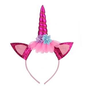 Factory Supply unicorn <strong>Headband</strong> <strong>Halloween</strong> <strong>Headband</strong> for Children - Product Image 5