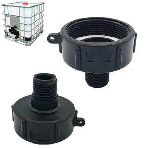 S60x6 Weiblicher Baugruppe zu 1" Weiblicher BSP Rohrdrahtadapter Rohrverbindungsstück für IBC-Tank FHL8300