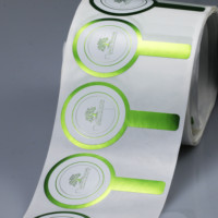 Rouleau d'étiquettes d'étanchéité anti-effraction imperméables, autocollants de sécurité anti-effraction pour bouchons de bouteilles et bocaux alimentaires