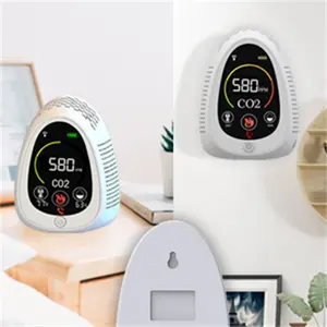 Desktop carbon dioxide detector alarm/Temperature/Humidity/CO2 meter CARBON MONOXIDE monitor for Comfortable Environment indoor