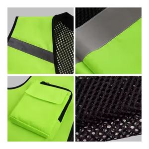 Chaleco de Seguridad Reflectante de Alta Visibilidad con Cierre de Cremallera, Malla Transpirable, Múltiples Bolsillos y Logotipo Personalizable - Product Image 6