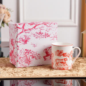 Mug à lait en porcelaine fine européenne à motif tigre, best-seller - Product Image 3