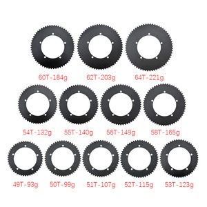 Plateau fixe en fibre de carbone BCD 144mm ultra léger pour pédalier de vélo de piste à <span class=keywords><strong>pignon</strong></span> fixe - Product Image 2