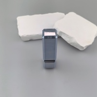 Tube carré vide pour rouge à lèvres et brillant à lèvres, en plastique, design élégant noir, personnalisable avec logo, pour cosmétiques