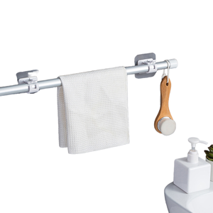 Crochets de <span class=keywords><strong>tringle</strong></span> <span class=keywords><strong>à</strong></span> rideau en PVC autocollants, <span class=keywords><strong>sans</strong></span> <span class=keywords><strong>perçage</strong></span>, supports de <span class=keywords><strong>tringle</strong></span> <span class=keywords><strong>à</strong></span> rideau en plastique - Product Image 5