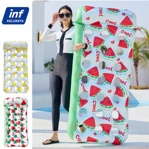 Flotador Inflable para Piscina con Diseño de Sandía, Anillo de Natación para Adultos, Silla Flotante de PVC Unisex - Product Image 5