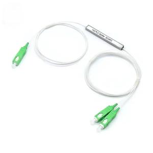 Divisor Óptico PLC SC/APC de 0.9mm, Mini Tubo de Acero 1*2, Equipo de Fibra Óptica FTTH, Longitud de Onda 1260-1650nm, G657A1, 1m, Suministro de Fábrica - Product Image 4