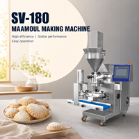 Machine automatique de fabrication de maamoul LY SV-180, 10-60 pièces/min, petite machine à former des biscuits aux dattes, 220V, pour boulangerie, hôtel, restaurant