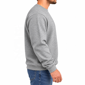 Camisetas de Algodón de Manga Larga Extra Grandes para Hombre, Sudadera con Cuello Redondo, Unisex, con Logotipo Personalizado - Product Image 2