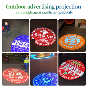 200 Wát ngoài trời năng động Carousel chuyển đổi đèn quảng cáo đa hình ảnh chiếu sân khấu Tường Đèn sàn với logo mô hình - Product Image 4