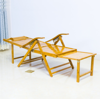 Chaise de relaxation pliante en bois de bambou, mobilier de salon moderne de haute qualité, avec coussin, vente en gros, offre spéciale
