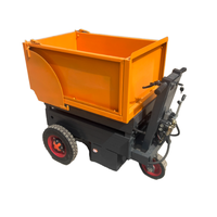 Chariot électrique en acier fermé portable de 400kg avec ciseaux à chargement/déchargement automatique soulevant le chariot élévateur hydraulique OEM