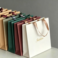 Tas Kosmetik Karton Putih Daur Ulang Langsung dari Pabrik, Logo Custom Tersedia, Tahan Beban Berat 6-9kg, Sablon Merek Parfum
