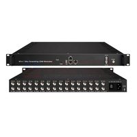 Tête de télévision numérique 16 en 1 Ip Qam Scrambler mux-scrambler QAM modulateur