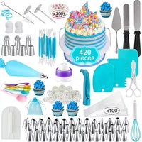 Kit de décoration de gâteaux : Plateau tournant pour gâteaux, douilles à pâtisserie, moule à chocolat, outils de cuisson DIY pour crème, kits de décoration de gâteaux