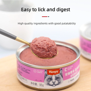 Wholesale Wany Canned Mousse Cat Canned Tuna Chicken Flavored Baby Cat Canned Cat Wet Food Snacks - Product Image 6