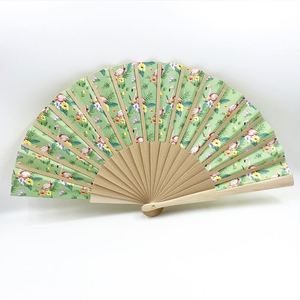 Abanico de Mano Ecológico Personalizado con Logotipo Pintado, Abanico Plegable de Madera Reutilizable de 23 cm para Regalos Promocionales - Product Image 3