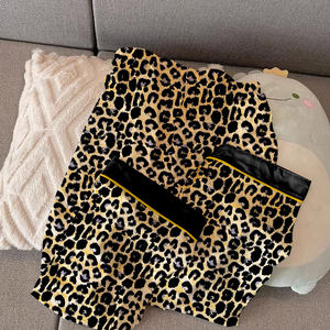 Pyjamas Damen Frühjahr und Herbst Modelle Cardigan Langärmlige lange Hosen Sweet Sexy Leopard Advanced Sense of Home Kleidung Anzug - Product Image 6