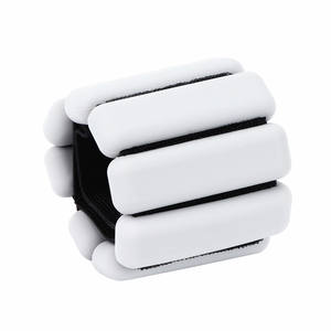 مجموعة أوزان سيليكون فولاذية قابلة للتعديل للمعصم والقدم، حزام معصم وحلقة قدم، لتمارين اليوغا والتدريب بالجاذبية - Product Image 3