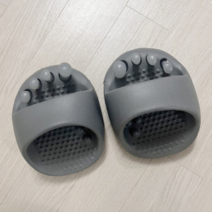 Mezze solette ortopediche per gambe appena a forma di O separatori per dita e gambe da donna che dimagrisce i tamponi per massaggio ai piedi Semi pantofole - Product Image 1